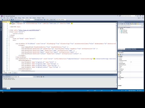 Creating Form and Connecting Database in Visual Studio