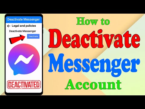 How To Temporarily Deactivate Messenger Account 2021 || New Trick || iPhone & Android || Updated
