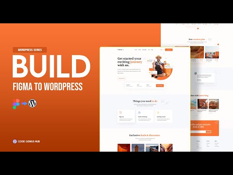 How to Build Figma Landing Page into WordPress | Full Tutorial | #CodeGeniusHub #wordpress #figma