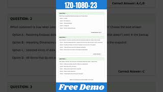 1Z0-1080-23 Certification Exam Dumps - Up-to-date and Totally free