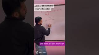 Class 12 differentiation #math #youtubeshorts #boardexam2023 #mathclass12