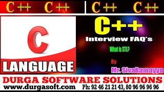 C++ tutorial || Inter view Faq's|| What is STL?