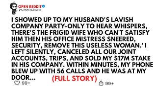 I SHOWED UP TO MY HUSBAND'S LAVISH COMPANY PARTY-ONLY TO HEAR WHISPERS, 'THERE'S THE FRIGID WIFE...