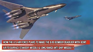 B-1B WILL CARRY 36 JASSM or LRASM INTERNAL & EXTERNAL COMBINED | HIT TARGETS FROM STANDOFF RANGE !