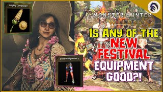 ALL the *NEW* ARMOR, SKILLS, AND MORE from the SUMMER FESTIVAL in MH Wilds!!