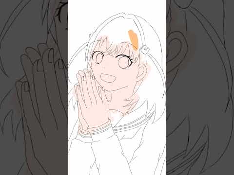 日野下花帆ちゃん お誕生日イラスト #shorts #illustration  #ラブライブ #lovelive #蓮ノ空  #誕生日 #アイビスペイント #Ibis paint #描いてみた