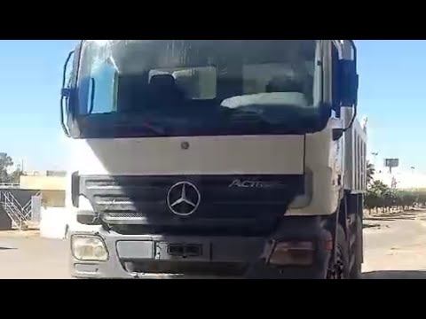actros dump truck transmission problem, stuck