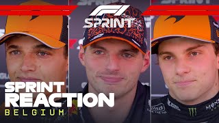 Drivers React After Sprint | 2025 Belgian Grand Prix