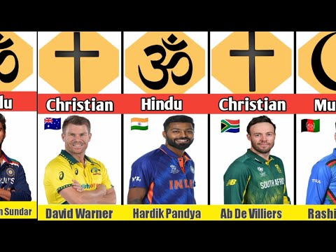 Top-36 Famous Cricket Players Religion| Christian|Muslim|Hinduism