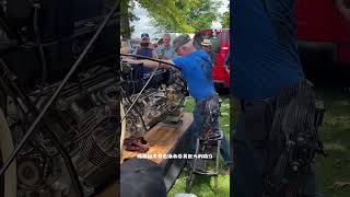 采用飞机8缸引擎的神奇摩托车？！#科普 #知识 #冷知识