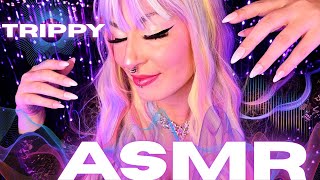 Trippy & Hypnotic ASMR to Relax and Chill Your Mind 💜😵‍💫(No Talking + Delta Waves & Rain)