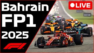 🔴F1 LIVE - Bahrain GP FP1 - Commentary + Live Timing