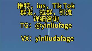 ins推特tiktok引流联系TG:@yinliufage  VX:yinliudafage