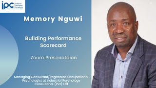 Building Performance Scorecards