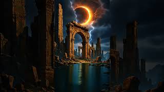 Eclipse Over Ancient Alien Ruins