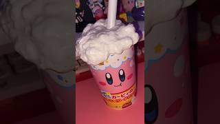 【大人気】モコモコする⁉️☁️カービィのりんごゼリードリンク🍎✨ #お菓子 #food #asmr #スイーツ
