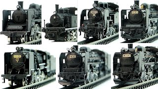 T社蒸気機関車 TOMY TOMIX TOMYTEC Steam Locos  Nの時間 vol.274