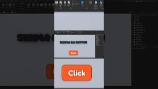 Simple UI Button #scripting #robloxstudio #tutorial