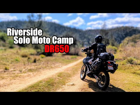 Relaxing Riverside Solo Moto Camping | Paddy's Flat Northern NSW Australia | DR650