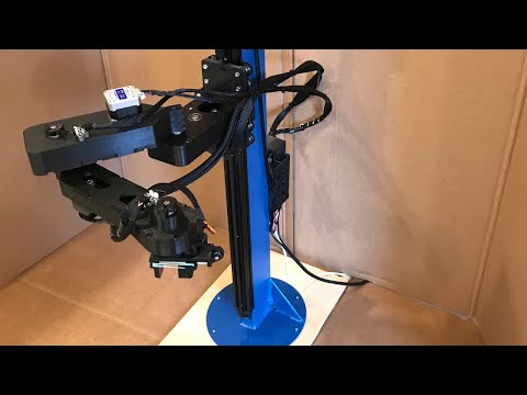 3D Printed NEMA-17 SCARA Robot Block Handling