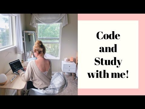 STUDY & CODE WITH ME // Computer Science Student (1 hour - 2 pomodoros)