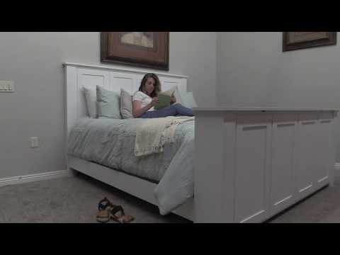 Opening the Hartford- Wildwood TV Lift Furniture