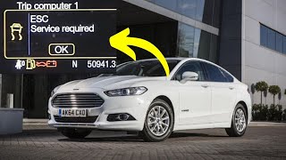 Ford Mondeo “ESC Service Required” warning – what’s this?