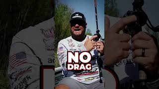 No Drag. That's what makes the Deadbolt reel stand out.
