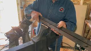 Quick and Easy Straightening Jig  #bladesmithing #quench #knifemaking #bladesmith
