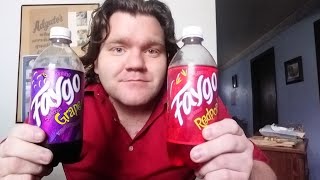 Faygo Redpop and Faygo Grape Soda. Taste testing