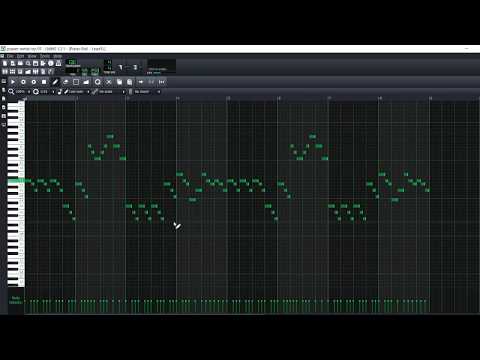 LMMS power metal guitar shredding idea 01 (old video)