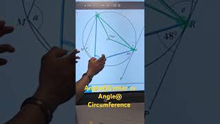 Circle Theorem:center vs circumference #maths#mathematics #science #mathshack#education #mathskills