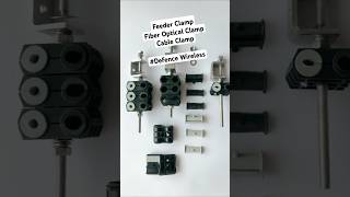 Cable Fixing Clip for RRU Fiber Cable, Power Cable, Feeder Cable SS and MS #feederclamp #cableclamp
