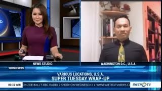 VOA Live for MetroTV World News: It's Biden vs Bernie After Super Tuesday