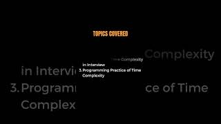 Learn How to Calculate Time Complexity | Workshop of Time Complexity.  #coding #cprogramming