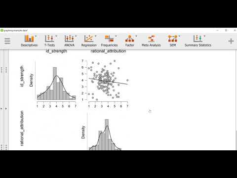 JASP Descriptives and Graphing