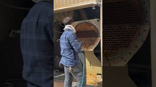 #workforit | First set of CHILLER tubes I have brushed | HVAC