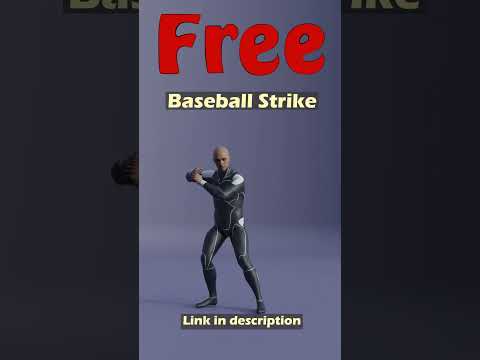 Baseball Strike. Free Mixamo animation for Daz Studio's Genesis 9