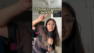 things to survive HOSTEL😭 #trending #shorts