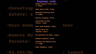 All tapswap code today #tapswapcodetoday #codetoday #tapswap