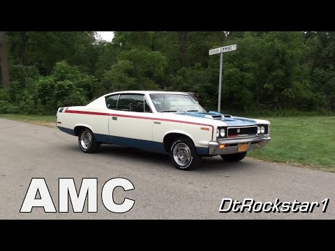 RARE AMC Cars Exiting: AMX, Javelin, Rebel Machine, SC/Rambler, Matador