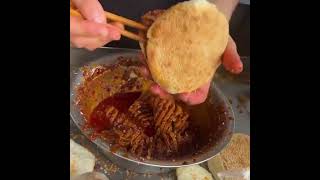 Tofu Shaobing（烧饼）, spicy taste. Location: Guancheng District, Zhengzhou.#Zhengzhou #Foodie