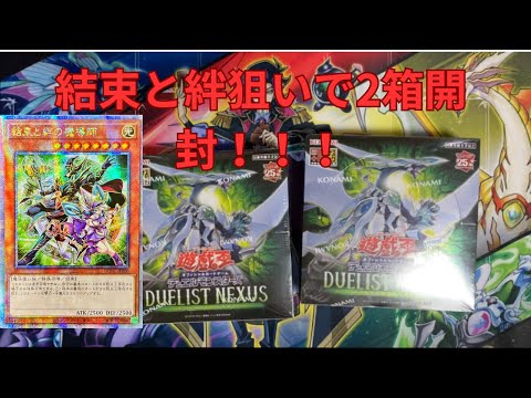 【遊戯王開封】最後の挑戦！デュエリストネクサス2箱開封！