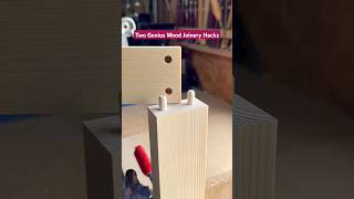 🔩 Two Tips for Dowel Joinery 🪚 #shorts