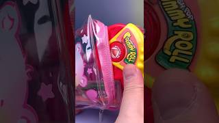 Push pop gummy roll candy jelly sweet yummy food asmr eat mukbang