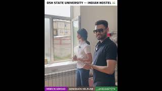 Hostel Life in Kyrgyzstan 🇰🇬 for Indian MBBS Students Osh State University Experience #mbbsabroad