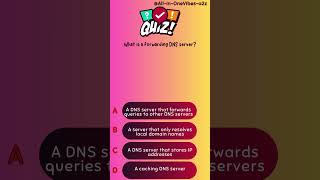 What is a forwarding DNS server?