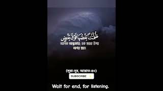 #আল্লাহ যাকে নূর দেন না, তার জন্য কোনো নূর নেই।😭#কোরআন_তিলাওয়াত#সূরা_নূর_আয়াত_৪০ #subscribe #like.