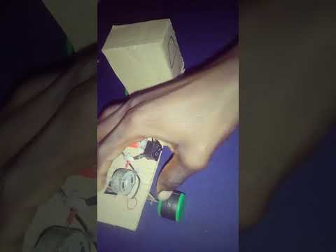 cardboard rc motor truck 3.5v battery DC motor rc truck #rctruck #dcproject #cardboardtruck #ytshort