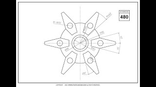 AutoCAD 2D modeling EX19